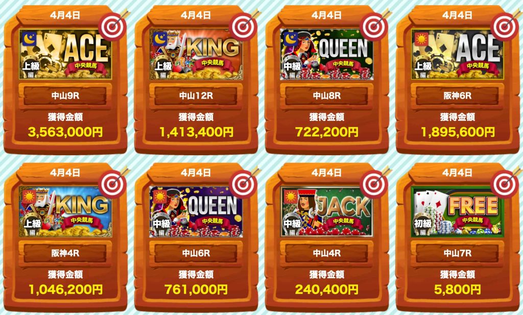 競馬エース的中画像